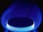 Gasflamme eines Brenners